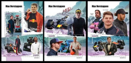 Guinea Bissau 2023 Max Verstappen. (641) OFFICIAL ISSUE - Automovilismo