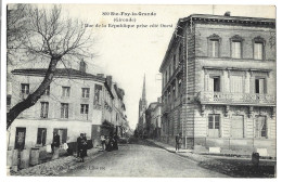 33  Sainte Foy La Grande -  Rue De La Republique Prise Cote Ouest - Autres & Non Classés