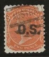 South  Australia     .   SG    .  O 38     .   O      .     Cancelled - Used Stamps