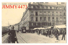 CPA (Repro) En 1900 - NANTES - La Place Du Bouffay Le Dimanche Matin ( Bien Animée ) - EUREDIS Marseille - Nantes