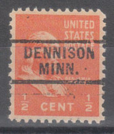 USA Precancel Vorausentwertungen Preo Locals Minnesota, Dennison 729 - Preobliterati