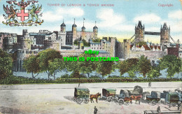 R587459 Tower Of London And Tower Bridge. D. And D. 1905 - Autres & Non Classés