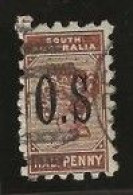 South  Australia     .   SG    .  O 60b  (2 Scans)     .   O      .     Cancelled - Used Stamps
