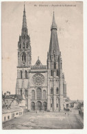 28 . Chartres . La Cathédrale.  Façade . 1905 - Chartres