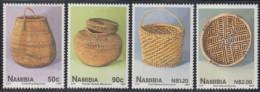 Namibia Mi.Nr. 850-53 Korbwaren (4 Werte) - Namibië (1990- ...)