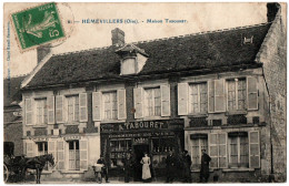 CPA 60 - HEMEVILLERS (Oise) - 6. Maison Tabouret, Vins (animée) - Ed. Tabouret - Autres & Non Classés