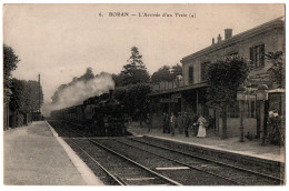 CPA 60 - BORAN (Oise) - 6. L'Arrivée D'un Train (4) - ELD (animée) - Boran-sur-Oise