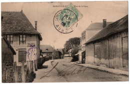 CPA 10 - MAILLY LE CAMP (Aube) - Rue De La Gare (café) - Ed. Guérin - Mailly-le-Camp