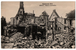 CPA 60 - SENLIS (Oise) - Maisons Bombardées - Senlis