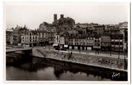 CPSM PF 55 - VERDUN (Meuse) - La Meuse, Le Pont Beaurepaire Et La Cathédrale - Verdun
