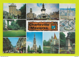 08 CHARLEVILLE MEZIERES Multivues De 1989 éditions Mage Drancy Vieux Moulin Place Ducale - Charleville