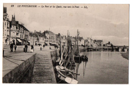 CPA 44 - LE POULIGUEN (Loire Atl.) - 63. Le Port Et Les Quais, Vue Vers Le Pont - Le Pouliguen