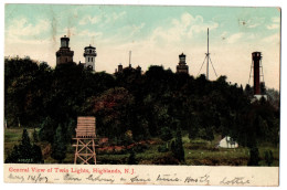 CPA - USA - HIGHLANDS, N.J. - General View Of Twin Lights - Andere & Zonder Classificatie