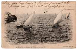 CPA 64 - BIARRITZ (Pyrénées Atl.) - 94. Barques De Pêche Rentrant Au Port - ND - Biarritz