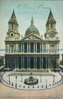R000164 London. St. Pauls Cathedral. West Front. E. F. A. 1904 - Autres & Non Classés