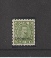 Islande 1936 - Yvert Timbre De Service Yvert 60 Oblitere - Oblitérés