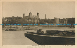 R000054 Tower Of London. General View From The Thames. H. M Office Of Works. Har - Autres & Non Classés