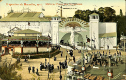 Belgique - Brussel - Bruxelles - Exposition De Bruxelles 1910 - Dans La Plaine Des Attractions - Exposiciones Universales
