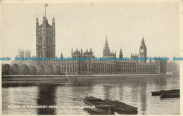 R000057 Houses Of Parliament From The Thames. London. 1948 - Autres & Non Classés