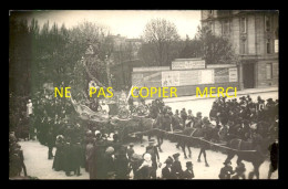 55 - BAR-LE-DUC - FETES DU 8 AVRIL 1912 - LE CHAR DES RESTAURATEURS - CARTE PHOTO ORIGINALE - Bar Le Duc