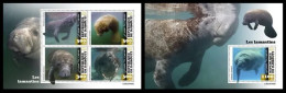 Djibouti 2023 Manatees. (409) OFFICIAL ISSUE - Andere & Zonder Classificatie