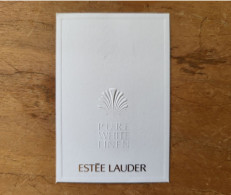 Carte Estée Lauder Pure White Linen - Profumeria Moderna (a Partire Dal 1961)