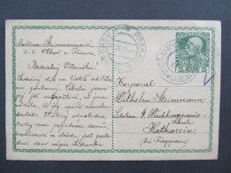 GANZSACHE Vlkoš Kanovsko Přerov - Opava 1915 // Aa0126 - Cartas & Documentos