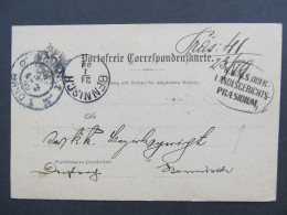 KARTE Brno - Bennisch Horní Benešov 1899 Portofrei // Aa0128 - Briefe U. Dokumente