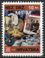 Max Him - Briefmarken Set Aus Kroatien, 16 Marken, 1993. Unabhängiger Staat Kroatien, NDH. - Croatie