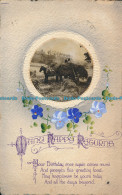 R000341 Greetings. Many Happy Returns. Horse. Valentine. 1912 - Monde