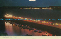 R000251 Torquay Illuminations. The Pier. Jarrold. RP - Monde