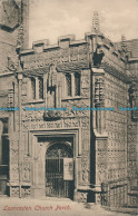 R000254 Launceston Church Porch. Frith. 1909 - Monde