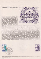 1976 FRANCE Document De La Poste Foires Expositions N° 1909 - Documents Of Postal Services