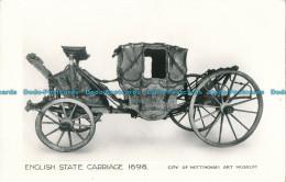 R000138 English State Carriage. City Of Nottingham Art Museum. RP - Monde