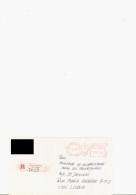 PORTUGAL. METER SLOGAN. REGISTERED MAIL. LISBOA. 1992 - Postmark Collection