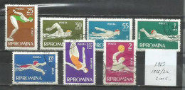 7539A-RUMANÍA  AÑO 1963 Nº 1916/1922 DEPORTES SPORT - Used Stamps