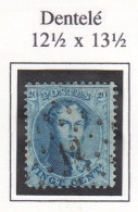 N° 15A OBLITÉRATION  LOSANGE DE POINTS 12 ANVERS - 1863-1864 Medaillen (13/16)