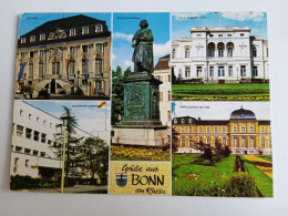 D202935     AK  CPM  GERMANY -    Bonn  -Beethoven Denkmal Villa Hammerschmidt  Budanshaus - Bonn