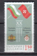 Bulgaria 2014 - 20 Years Of Diplomatic Relations With The Sovereign Order Of Malta, Mi-Nr. 5184, MNH** - Nuevos