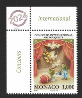 Monaco 2024 - Concours International De Bouquets ** - Unused Stamps