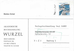 Postzegels > Europa > Zwitserland > 1970-1979 > Kaart Uit 1975 Met 1 Postzegel (17636) - Briefe U. Dokumente