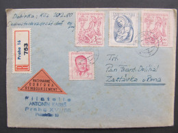 BRIEF Praha - Zastávka U Brna Dobírka 1949 // Aa0170 - Cartas & Documentos