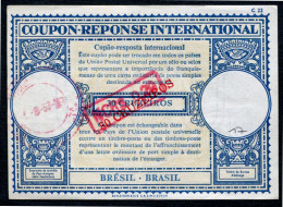 BRÉSIL  International Reply Coupon / Coupon Réponse International - Postal Stationery