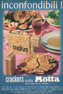Crackers Soda Motta, Pubblicità Epoca 1965, Vintage Advertising - Werbung