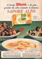 Brodo Knorr, Pubblicità Epoca 1965, Vintage Advertising - Werbung