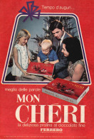 Praline Alla Ciliegia Mon Chéri Ferrero, Pubblicità Epoca 1965, Vintage Ad - Publicités
