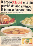 Brodo Knorr, Pubblicità Epoca 1965, Vintage Advertising - Publicités