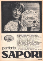 Panforte Sapori, Pubblicità Epoca 1965, Vintage Advertising - Publicités