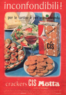 Crackers Cis Motta, Pubblicità Epoca 1965, Vintage Advertising - Publicités