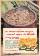 Minestre Knorr, Pubblicità Epoca 1965, Vintage Advertising - Werbung